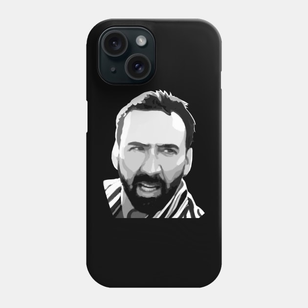 Nicolas Cage Phone Case by Fefierys