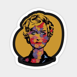 Flower Pop Art - Princess Diana Magnet