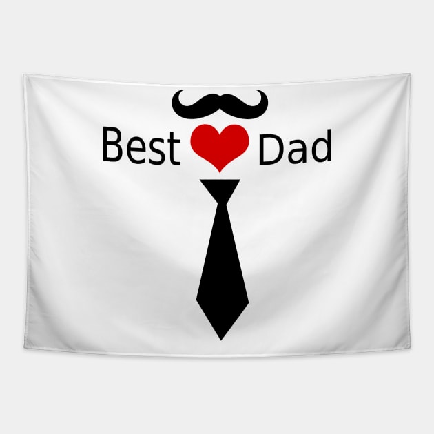 Best Dad Tapestry by ananalsamma