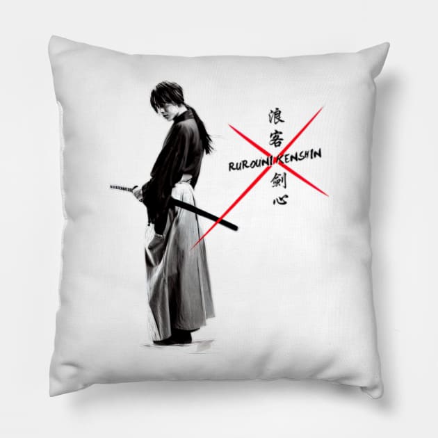 Himura Kenshin Samurai X Pillow by TaivalkonAriel