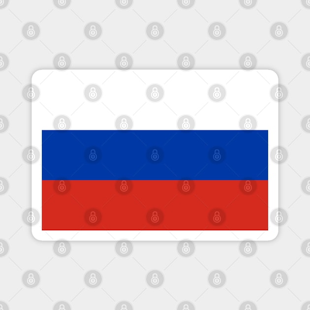 Flag Of Russia - Russian Flag Magnet by The lantern girl