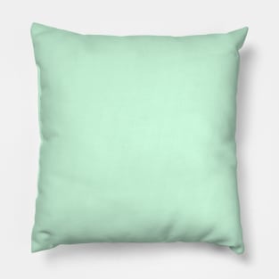 Pale Green Summermint Pastel Green Mint Pillow