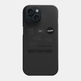 Wash your Hands Sticker Set Phone Case