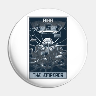 Robo Tarot: The Emperor Pin