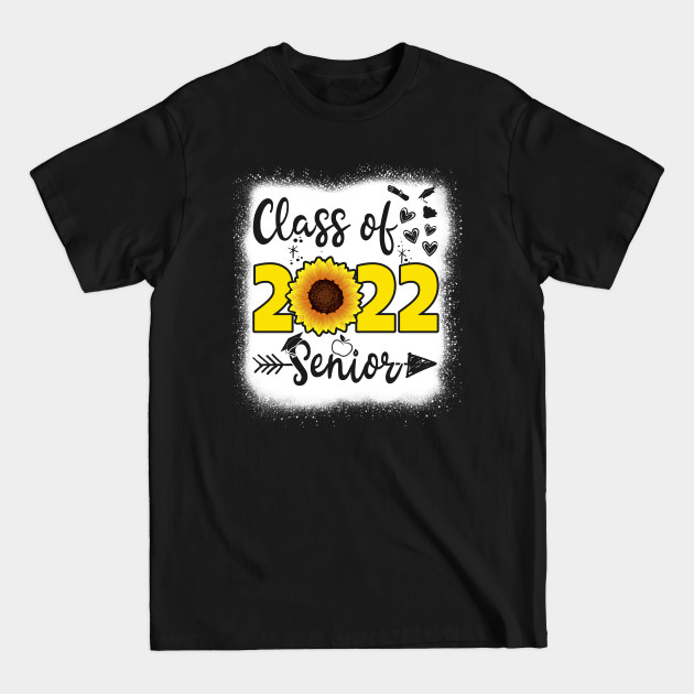 Discover Senior Class of 2022 Bleached Sunflower Graduation Gift - Class Of 2022 - T-Shirt