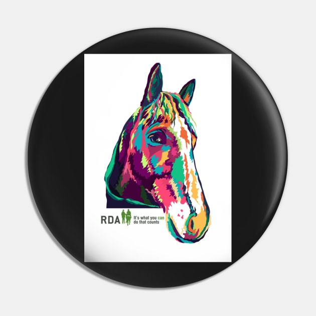 RDA Fundraiser Horse Pin by NattyDesigns