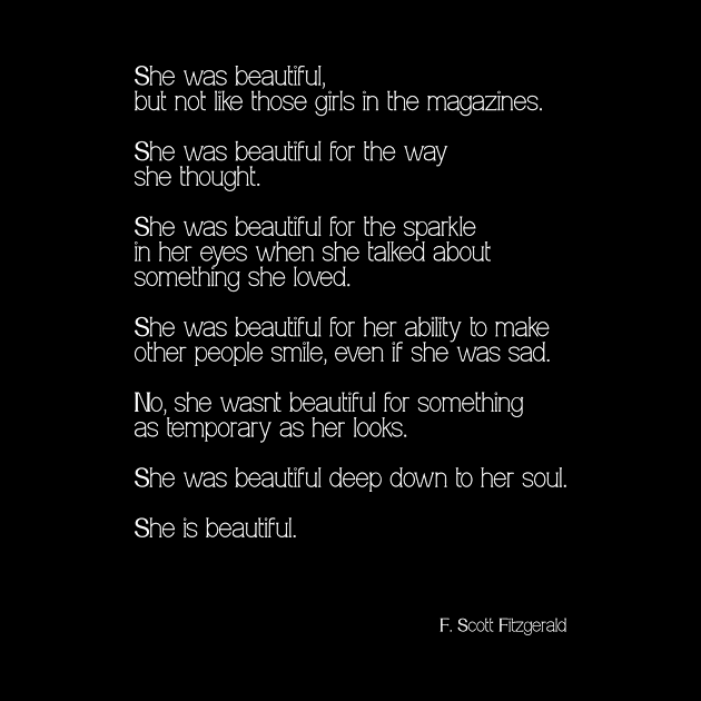 She's Beautiful | F. Scott Fitzgerald by fernandaffp