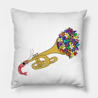 Trumpet Shrimp Pillow