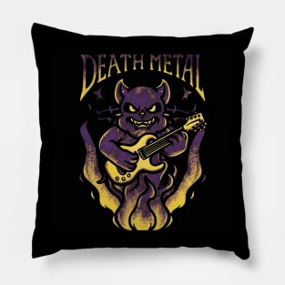 death metal Satanic Baphomet cat Pillow