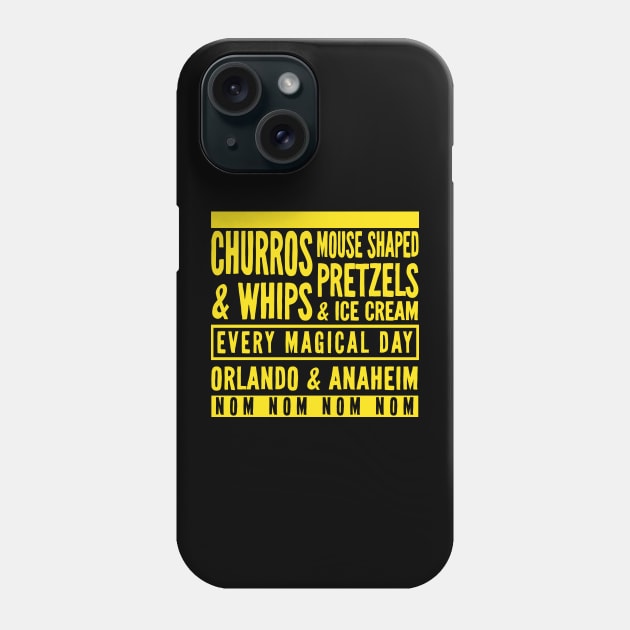 Dis Food Poster Phone Case by PopCultureShirts