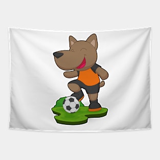 Dog Soccer player Soccer Tapestry