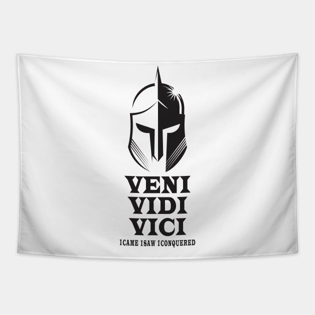 Veni Vidi Vici- I Came I Saw I Conquered 3.0- Design Graphics Tapestry by Vector-Artist