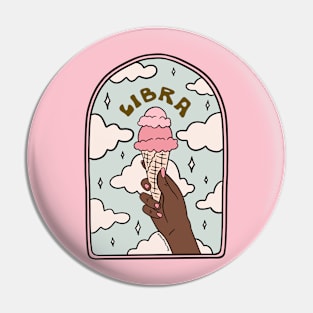 Libra Ice cream Pin