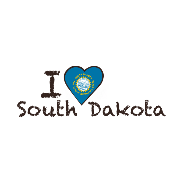 I Love South Dakota by JellyFish92