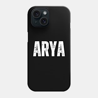 Arya Name Gift Birthday Holiday Anniversary Phone Case