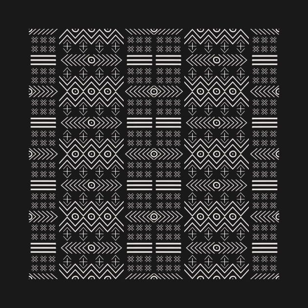 African tribal mudcloth pattern by PaepaeEthnicDesign