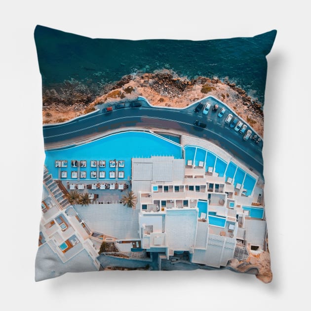 Mykonos Pillow by greekcorner