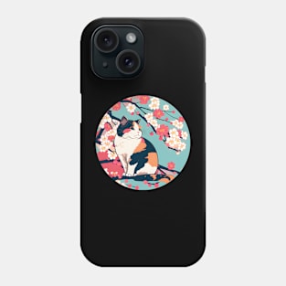 Cherry Blossom Cat Sakura Japanese Kawaii - Funny Cats Phone Case