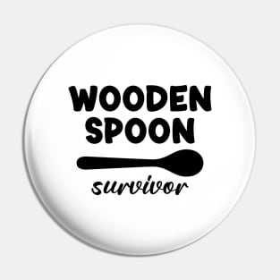 Wooden Spoon Survivor Pin