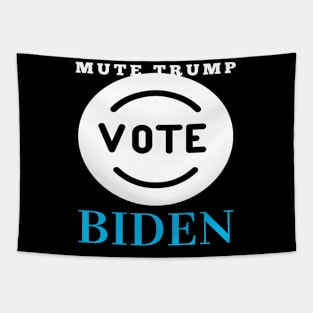 Mute Trump Vote Biden Tapestry