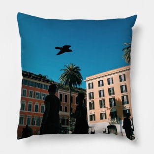 Piazza Di Spagna Pillow