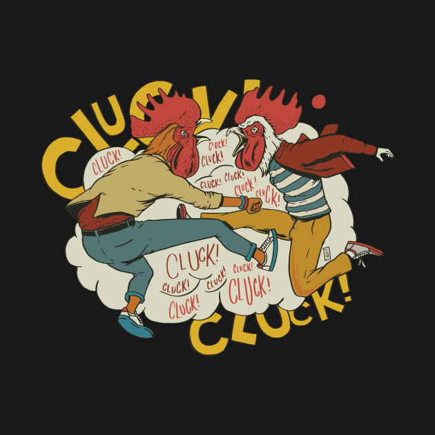 A Cluckin' Cock Fight by Thomcat23