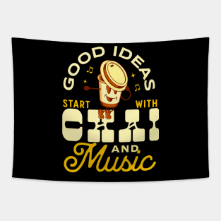 Chai and music Tapestry