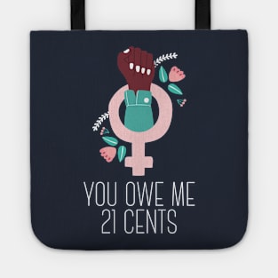 Equality! Equal pay for equal work. Tote