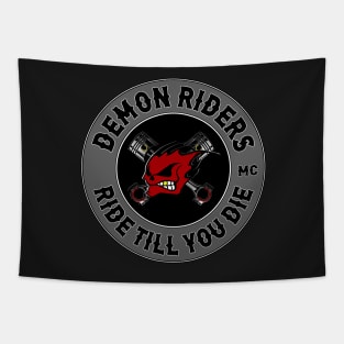 RIDE TILL YOU DIE - Demon Riders Tapestry