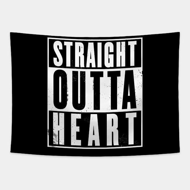 Straight Outta Heart Tapestry by NathanielF