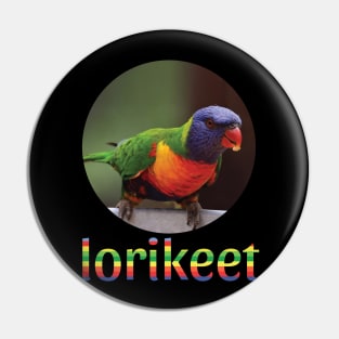 Australian Rainbow Lorikeet Pin