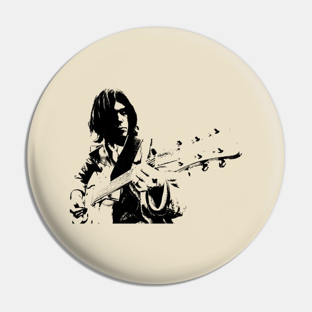 Neil Young  // Vintage Style Design Pin by Indanafebry