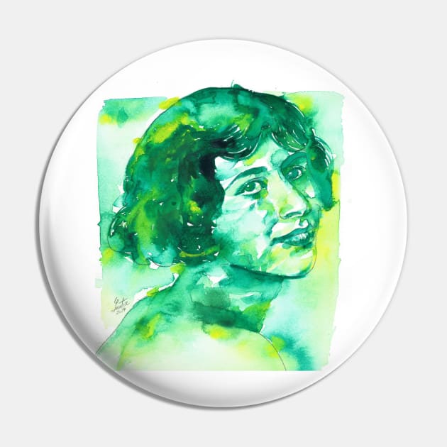 SIMONE WEIL - watercolor portrait .3 Pin by lautir