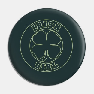 Irish Girl for St Patricks day Pin