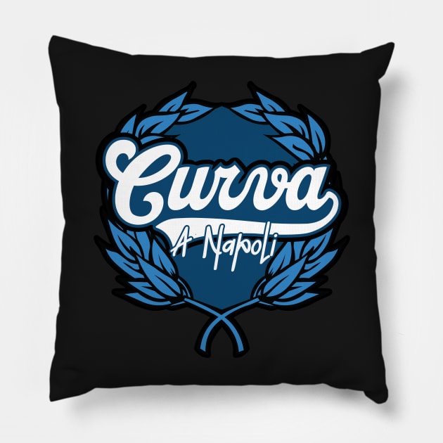 Curva A napoli Pillow by lounesartdessin