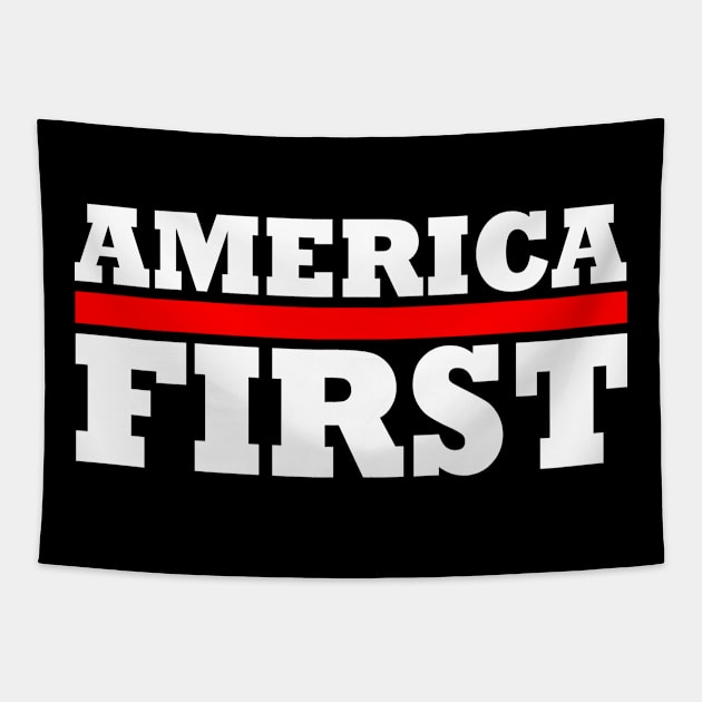 America First Tapestry by Milaino