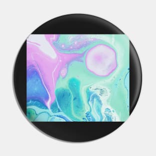 Green and Blue Marble Pin