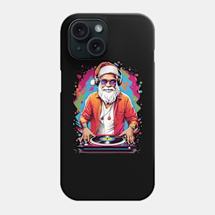 DJ Mixing Santa Phone Case