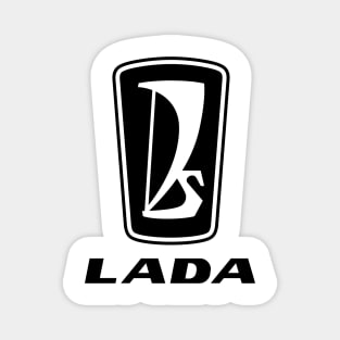 Lada logo 1975s (black) Magnet