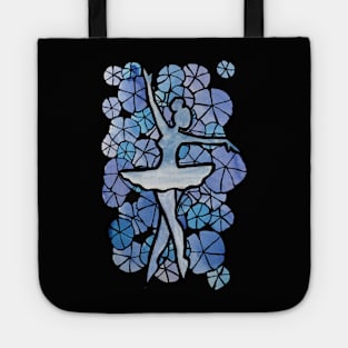 blue ballerina Tote