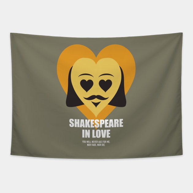 Shakespeare in Love - Alternative Movie Poster Tapestry by MoviePosterBoy