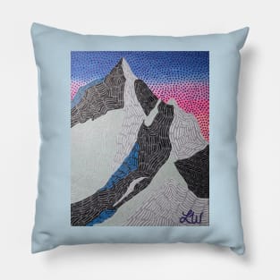 Glacier Sunrise Pillow