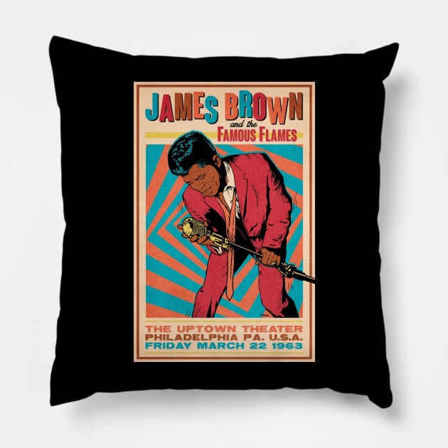 James Brown Pillow by fuliaahil