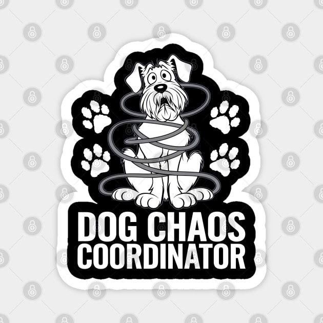 Dog Chaos Coordinator – Funny Dog Lover Magnet by MakerMind8.2