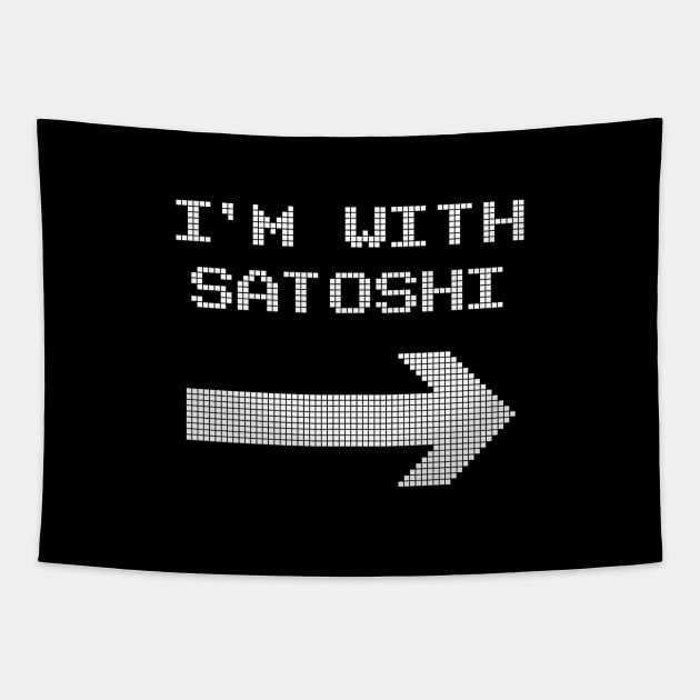 I'm With Satoshi Tapestry by phneep