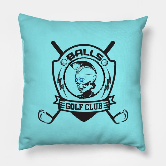 Balls Golf Club Logo Pillow by silvercloud