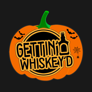 Gettin' Whiskey'D Black Interior Carving T-Shirt