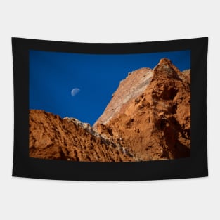 Moonrise over Mars Tapestry