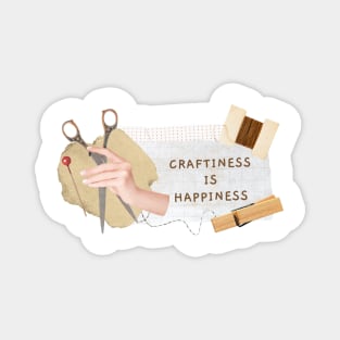 Craftiness is Happiness Magnet