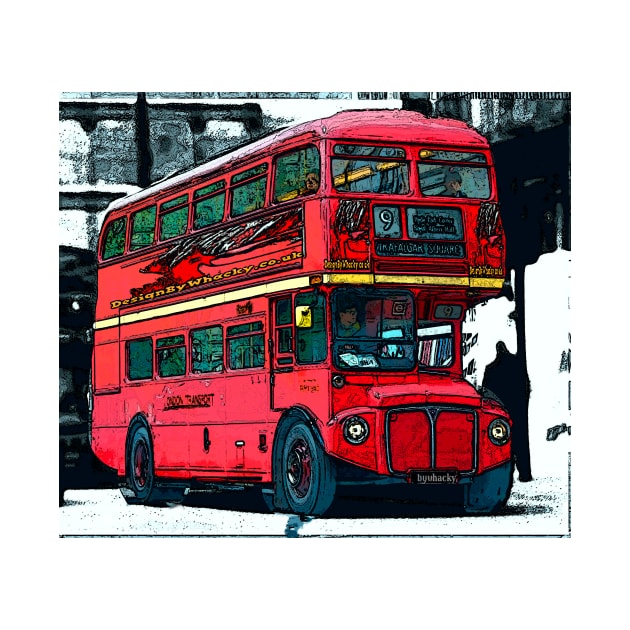 London Bus bywhacky by bywhacky